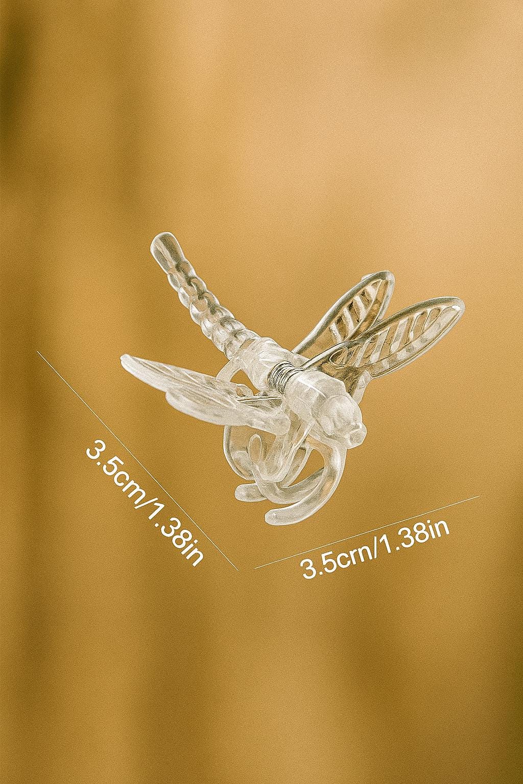 Dragonfly Plant Clips – Orchid Support Clips and Wall Vine Holders | Decorative and Functional Garden Clips for Houseplants