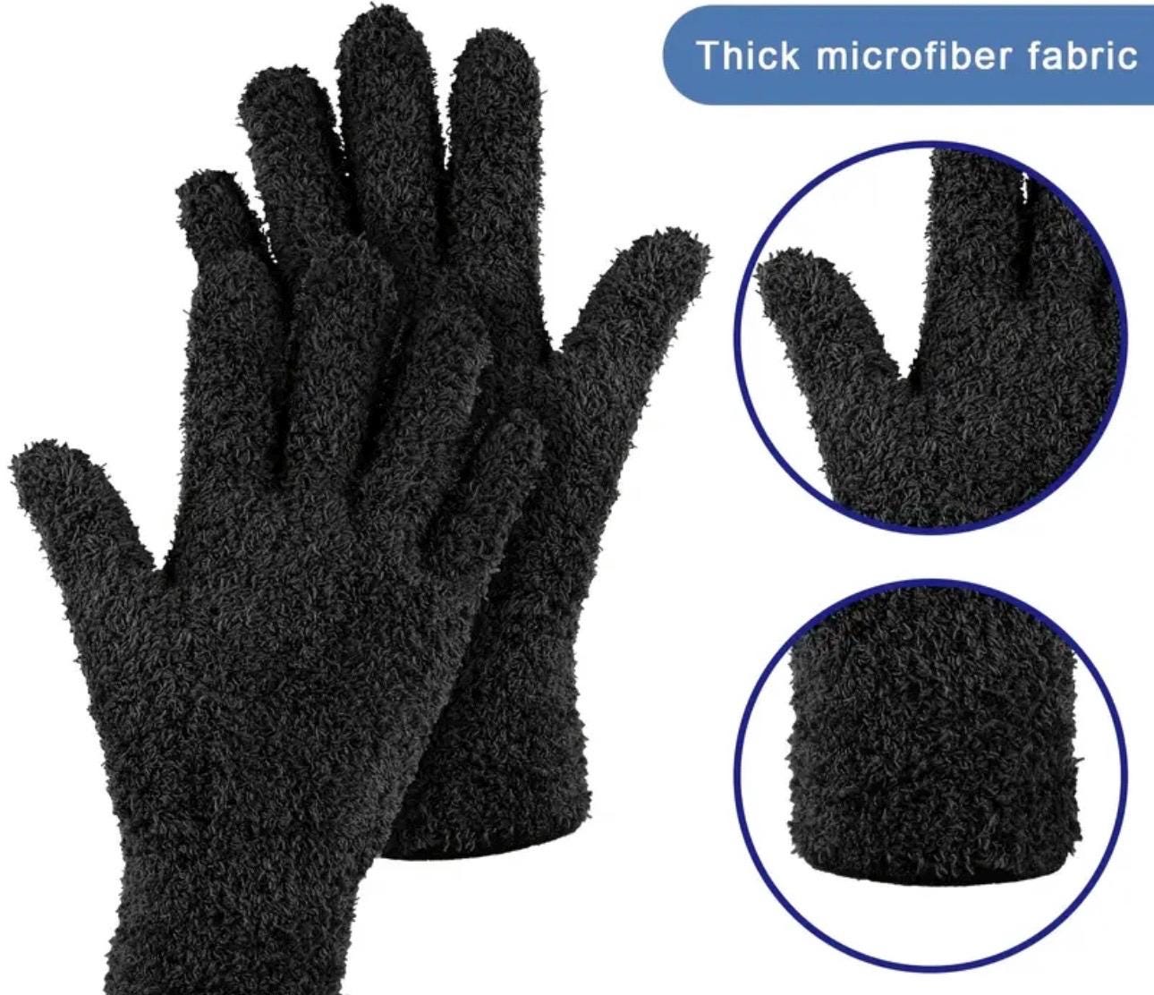 Microfiber Plant Dusting Gloves – Gentle Leaf Cleaning Gloves for Houseplants | Reusable & Lint-Free