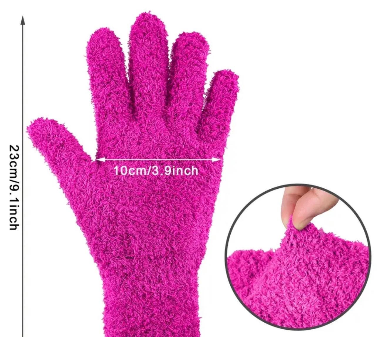 Microfiber Plant Dusting Gloves – Gentle Leaf Cleaning Gloves for Houseplants | Reusable & Lint-Free