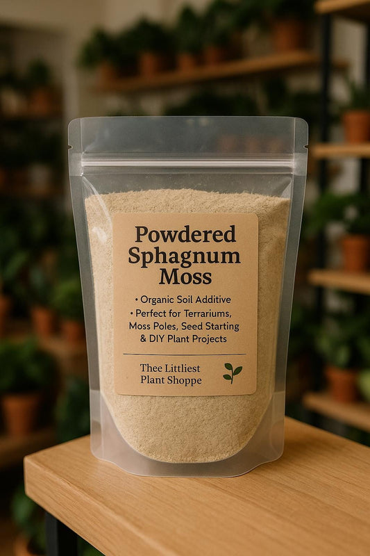 Powdered Sphagnum Moss | Organic Soil Additive | Perfect for Terrariums, Moss Poles, Seed Starting & DIY Plant Projects