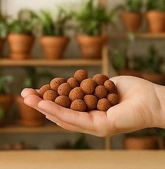 Premium LECA Balls for Plants, Clay Pebbles for Semi-Hydroponics, Soil Aeration & Drainage, Root-Friendly and Reusable Growing Medium