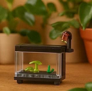 DIY LEGO Terrarium Kit with Supplies – Build Your Own Mini Garden | Fun Plant Gift for Kids & Adults STEM